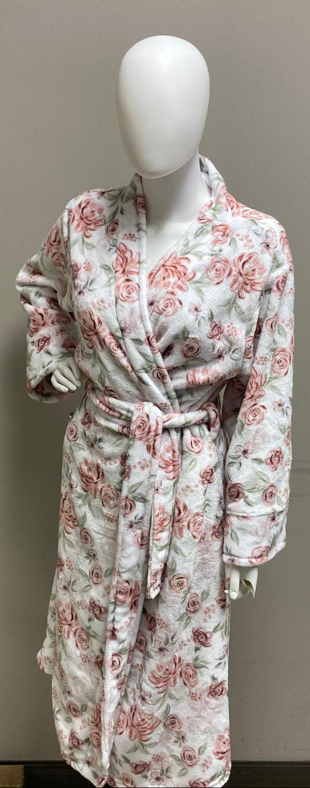 Minky Robes - Ready to Ship - Pink Floral – Country Stitched