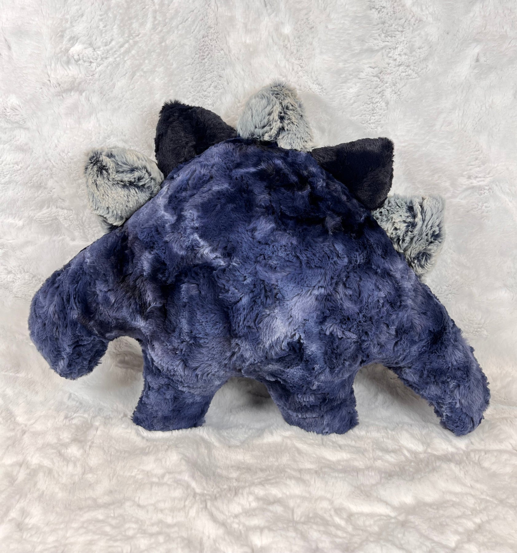Navy Galaxy Dinosaur Stuffie Ready to Ship Country Stitched