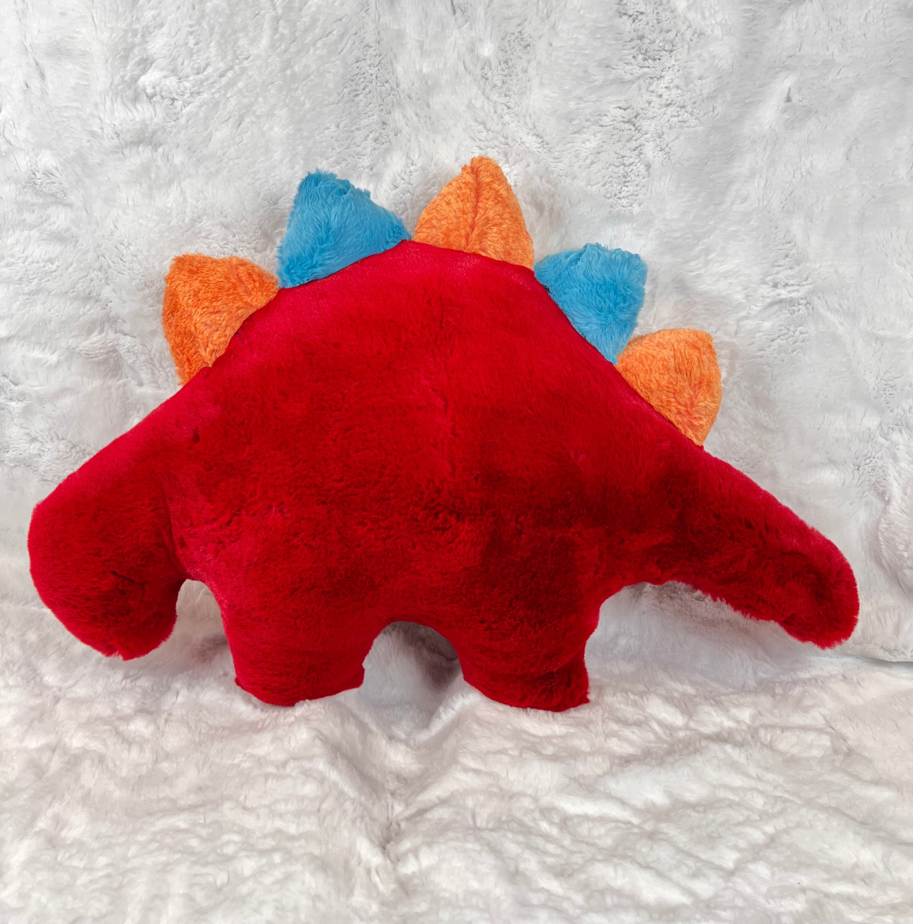 Cardinal Seal Dinosaur Stuffie Ready to Ship Country Stitched